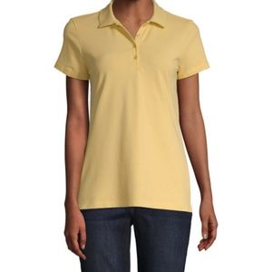 St. John's Bay Short Sleeve Knit Polo Shirt, NWT